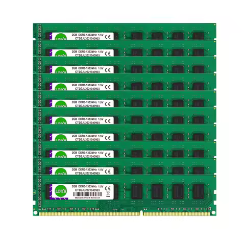 10PCS DDR3 DDR4 2GB 4GB 8GB 16GB Desktop Memory RAM PC3-1066 1333 1600Mhz PC4-2133 2400 2666 3200Mhz UDIMM Non-ECC Memoria Ram