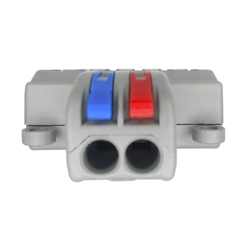 New type 1pcs/lot Mini Fast Wire Connector Universal Wiring Cable Connector Push-in Conductor Terminal Block Pin-222 SPL-62