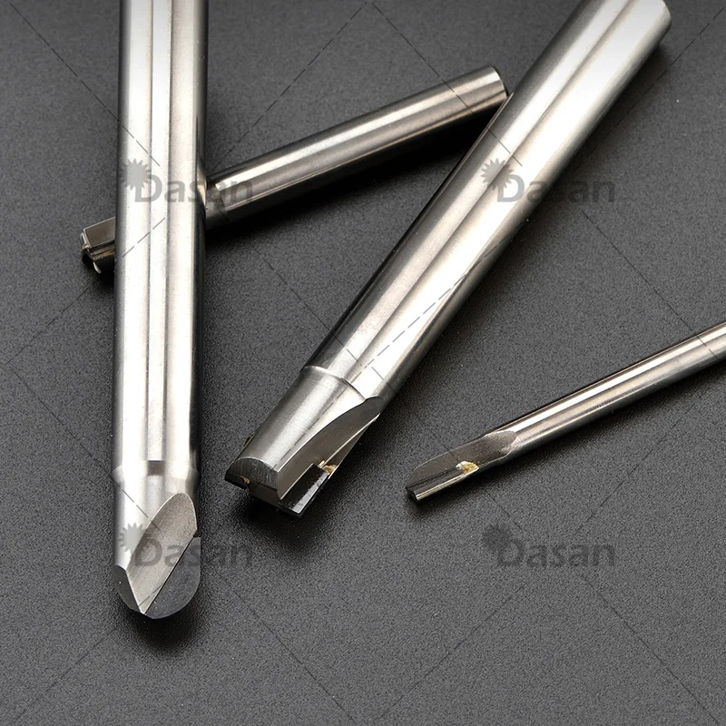 PCD Diamond Flat End Mill 4mm 5mm 6mm 8mm One Flute Carbide CNC Router Tool 60mm 75mm Milling Cutter for Acrylic Copper Aluminum