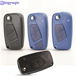 Jingyuqin Auto Pieghevole A Distanza Della Copertura Chiave Borsette Caso Per Fiat Punto Ducato Stilo Panda Idea Doblo Bravo Keyless Fob 3B