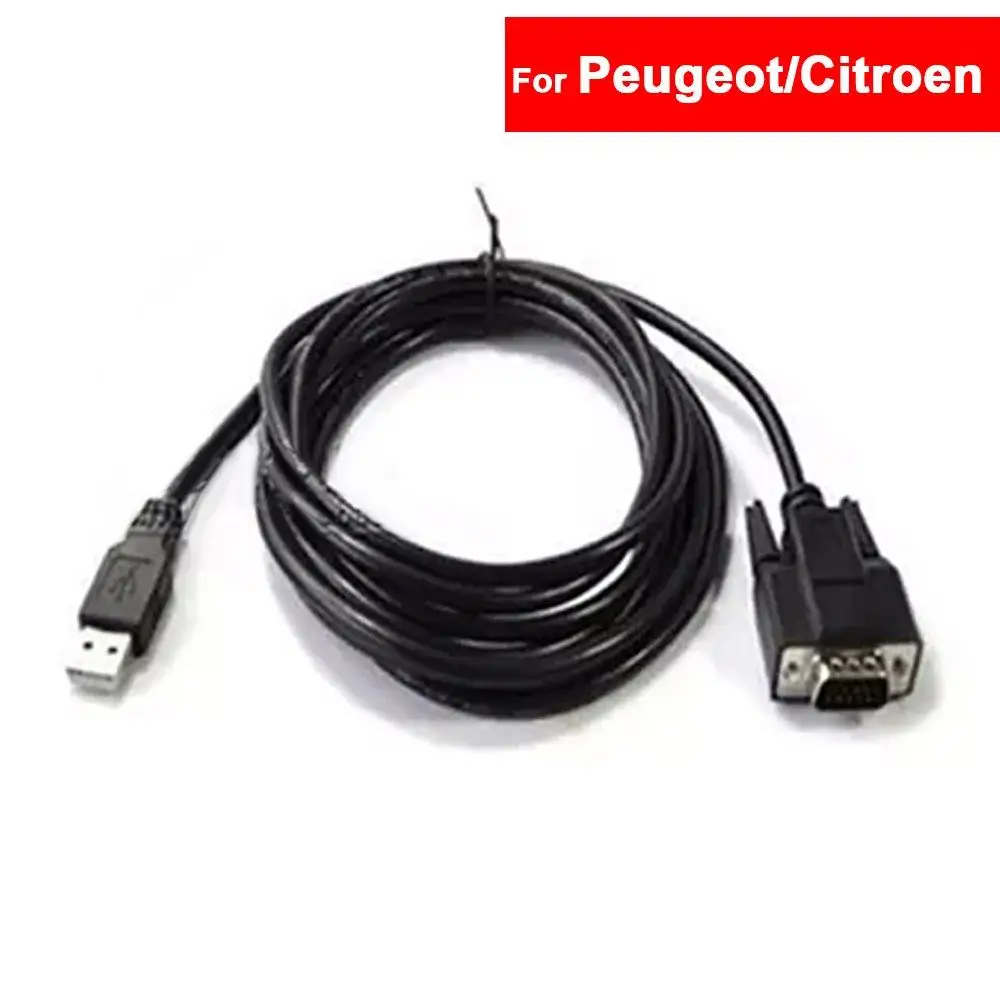 Picture 6: USB OBD Cable Lexia-3 PP2000 Diagnostic Tool for Peugeot Citroen OBD Cable Connector Adapter OBD1 to OBD2 Connect Cable