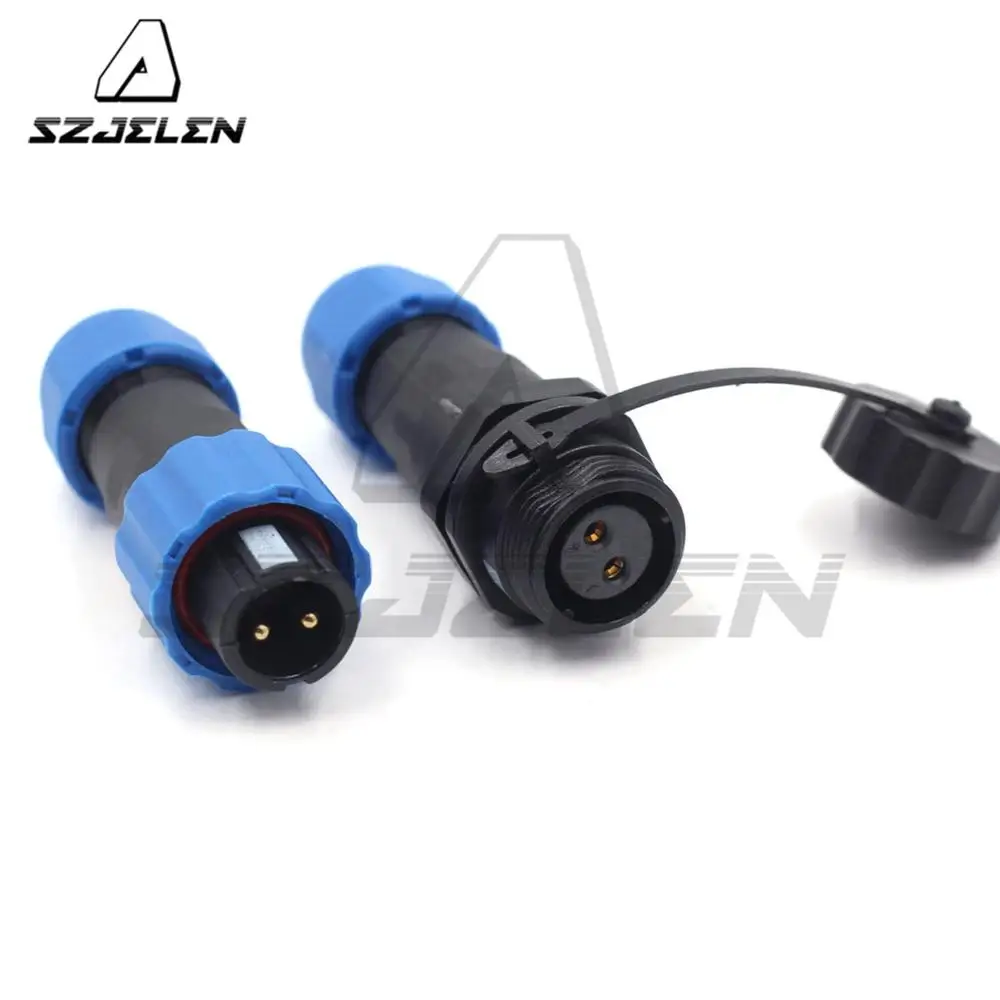 SD13 Type , Waterproof Connectors 2 Pin Docking Wire Connector,Circular Connectors, Device Power Plug Socket