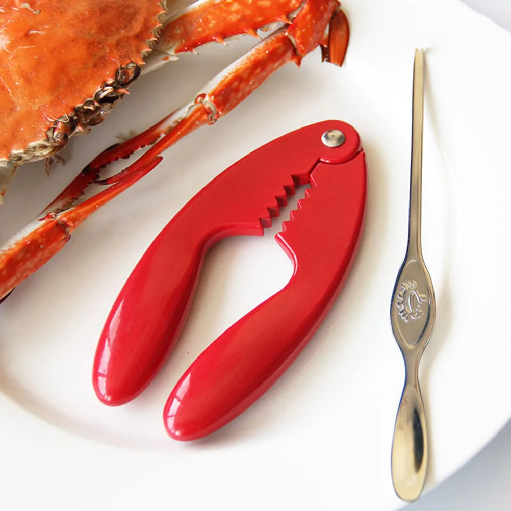 2pcs Aluminum Alloy Lobster Crab Cracker Crab Sheller Walnut Nut Clip Seafood Shears Lobster Scissors Kitchen Sea Food Tools