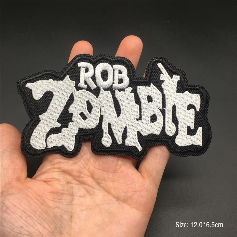 Rock Band Patches para Vestuário, Música Metal Punk Patches, Apliques Ferro em Emblemas, Roupas Adesivos, Costura DIY, Listras bordadas