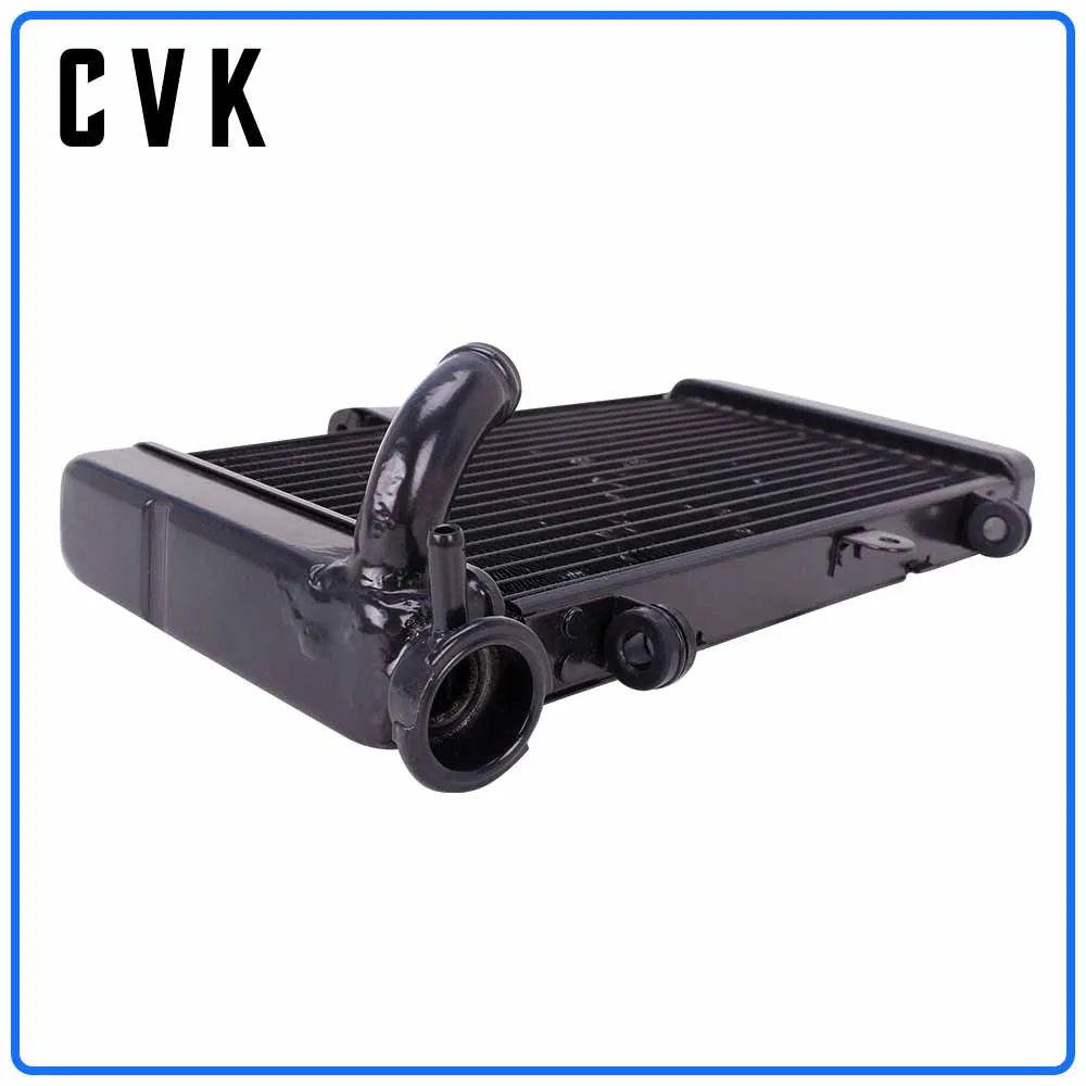 CVK Motorcycle Aluminium Black Radiator Cooler Cooling Water Tank For HONDA CBR250 MC22 CBR250RR NC22 CBR 250 RR MC19 MC 19 22