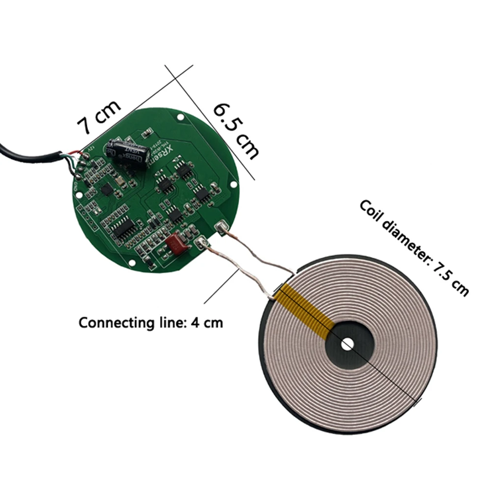 12V DIY Universal Qi Wireless Charger Standard PCBA Circuit Board Accessories 15W Fast Charging For iPhone Samsung xiaomi HUAWEI