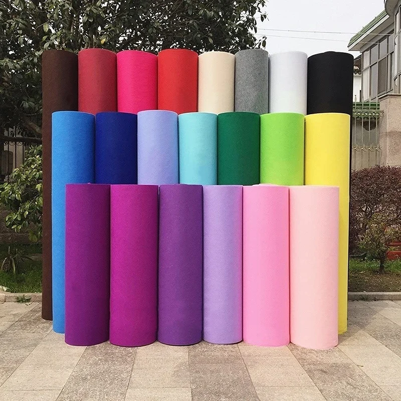 Many Colors Wedding Carpet Aisle Carpet Indoor Outdoor Event Party Wedding Aisle Runner Anti-slip Wedding Carpet Custom Length