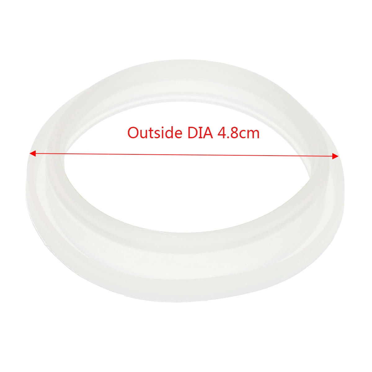 10Pcs Silicone Sealing O Rings Gaskets 4/4.8cm Outside DIA Vacuum Bottles Sealing Ring Pad Fasteners for 4.5/5.2cm Thermoses Lid