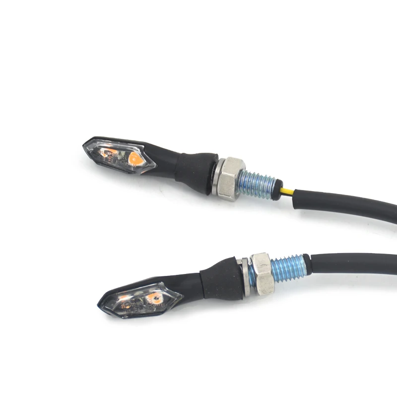 CE E-Stamp Mark 12V Mini Motorcycle General LED Turn Signal Lamp Motorbike Indicators Lights