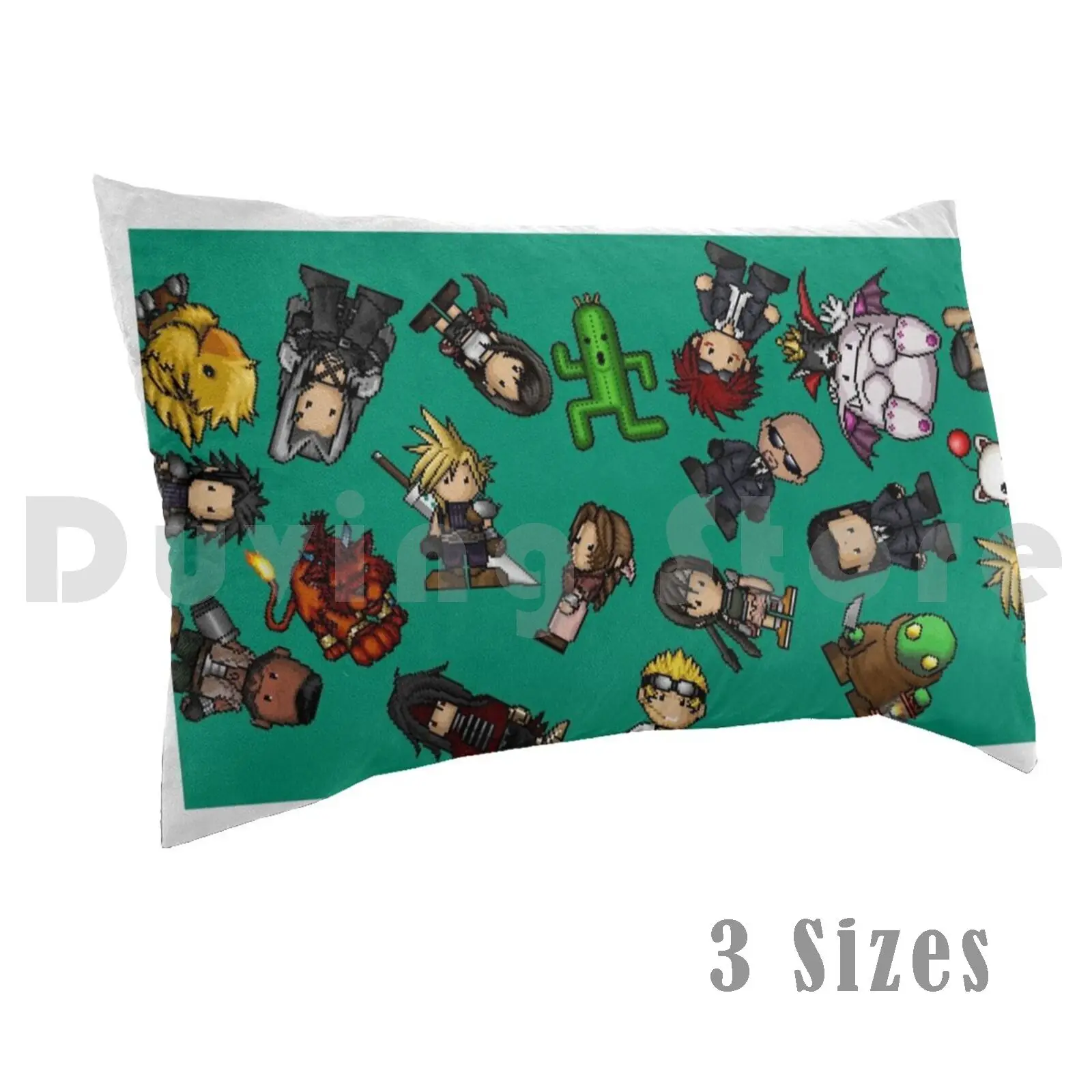 Final Fantasy 7 Pillow case 1219 Ff7 Ffvii Final Fantasy Final Fantasy 7 Final Fantasy