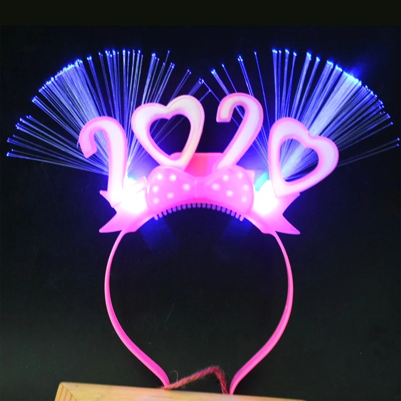 2020 Fashion Party Light-Emitting Fiber Optic Headbands Stage Bar Annual Decor Flashing Props Headwear Light Party Supplies