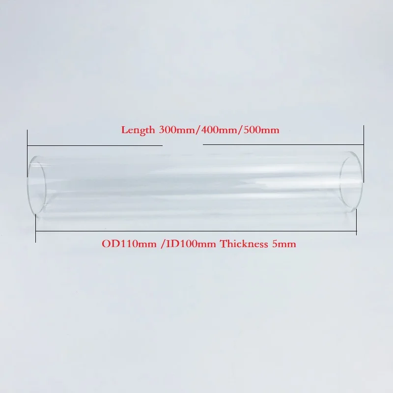 

Borosilicate Glass Column, Outer Diameter 110mm ,Inside Diameter 100mm, Height 300mm/400mm/500mm For New Type 4" Glass Column