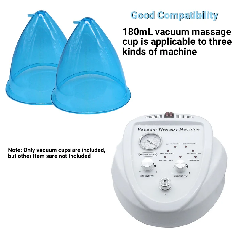 24CM XXXL King Size Breast Enlargement Cup Pair For Vacuum Suction Device European American Colombian Female Butt Breast Lift