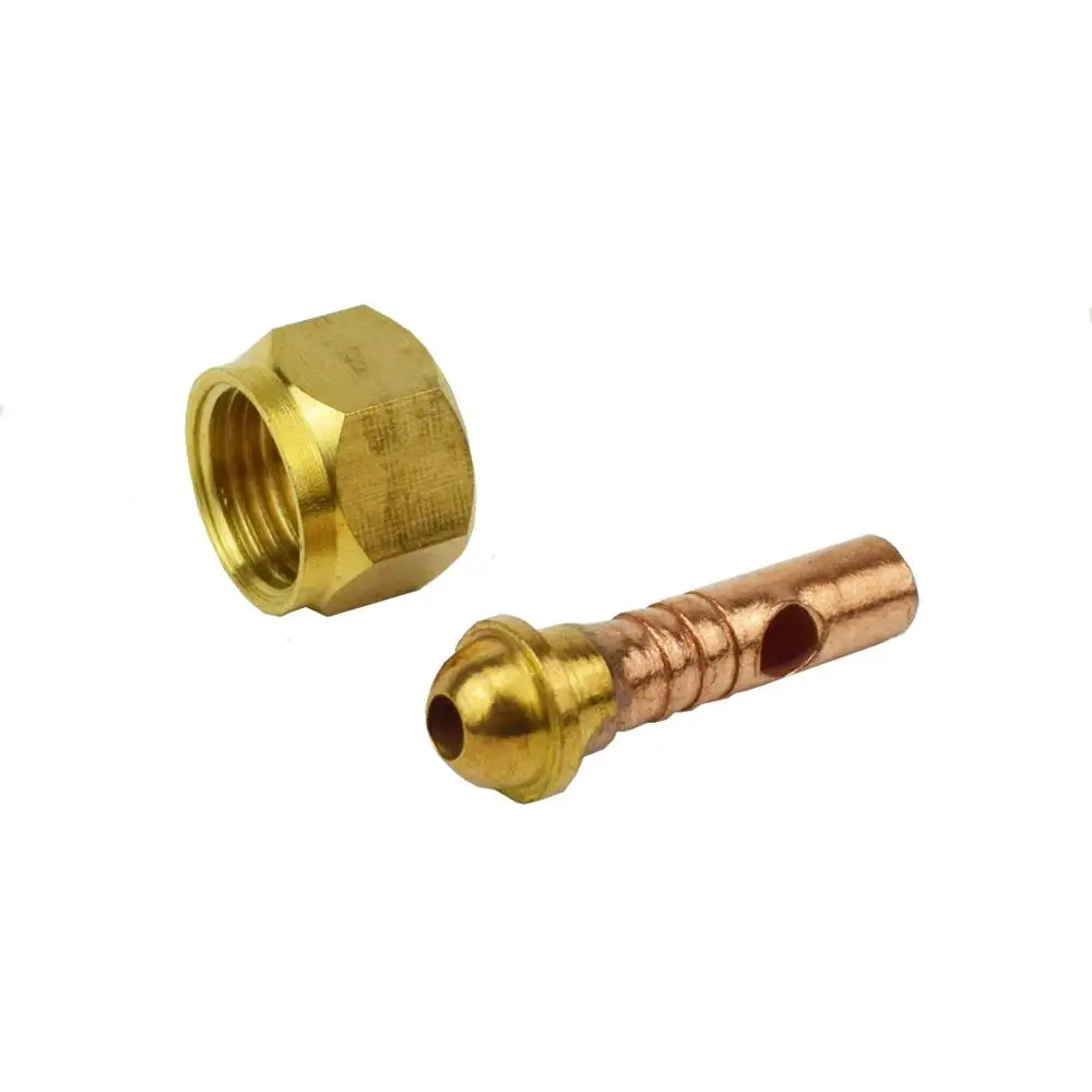 TIG WP-9 WP-17 WP-18 Welding Torch Power Cable Ending Connector 8mm Hose Nut