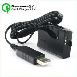 Lanfulang LP-E10 LP E10 Dummy Battery ACK-E10 DR-E10 DC Coupler for Canon EOS Hi Kiss X50 X70 X80 X90 Rebel T3 T5 T6 T7 T100