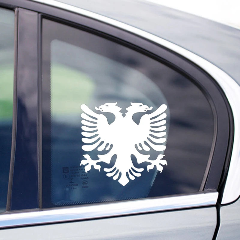 CK3256# Various Sizes Albanian Eagle Funny Car Sticker Vinyl Decal Waterproof Car Auto Stickers on Bummper Laptop Rear Window