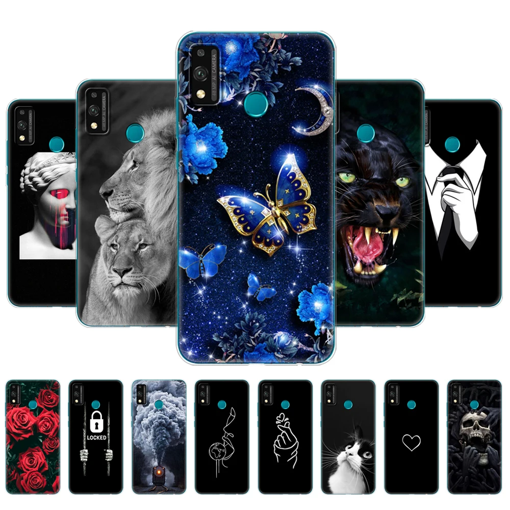 For honor 9x lite Case Silicon Back Cover Phone Case For huawei Honor 9X lite Soft Case 6.5 inch coque fundas etui bumper