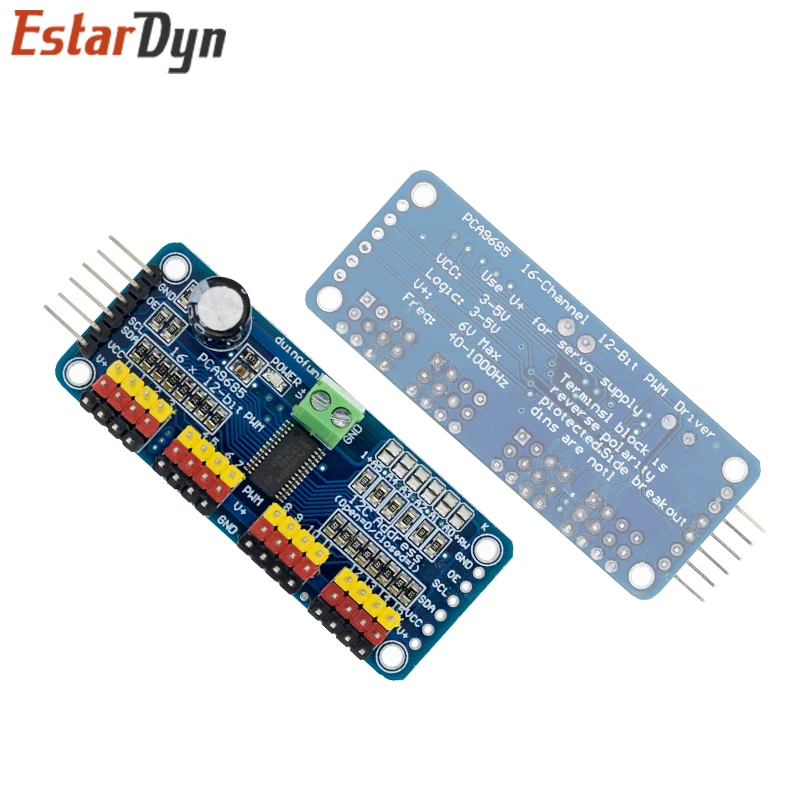 PCA9685PW 16 Channel 12-Bit PWM Servo Shield Driver I2C Interface PCA9685 Module For Raspberry Pi