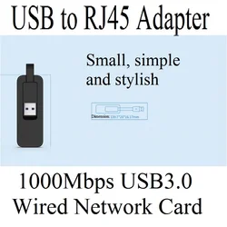 Adaptador ethernet usb tp-link, usb 3.0, placa de rede para rj45 lan, windows, mac, linux, xiaomi mi box 3, nintendo switch