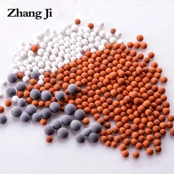 Zhangji-Perles de rechange pour pommeau de douche SPA, filtre à eau, purification de l'énergie, anion minéralisé, ions négatifs, céramique Ikji