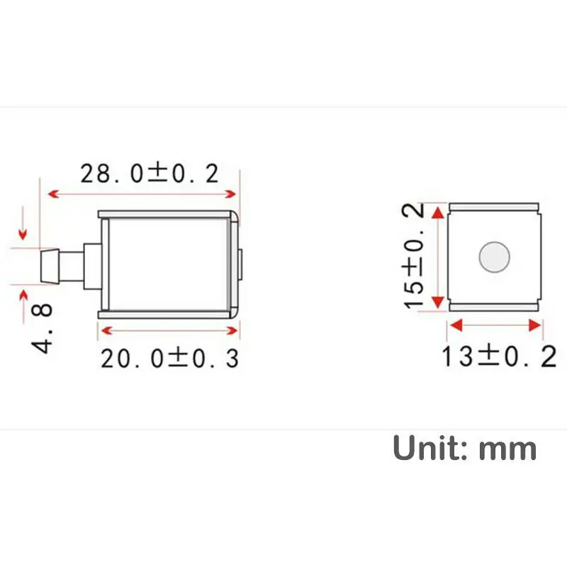 Elettrovalvola 1pcs DC 4.5V 6V 12V Solenoid Air Valve Normally Closed Micro Valve Switch Breast Pump Bleed Valve Exhaust Electromagneti Pneumatica — dettaglio 3