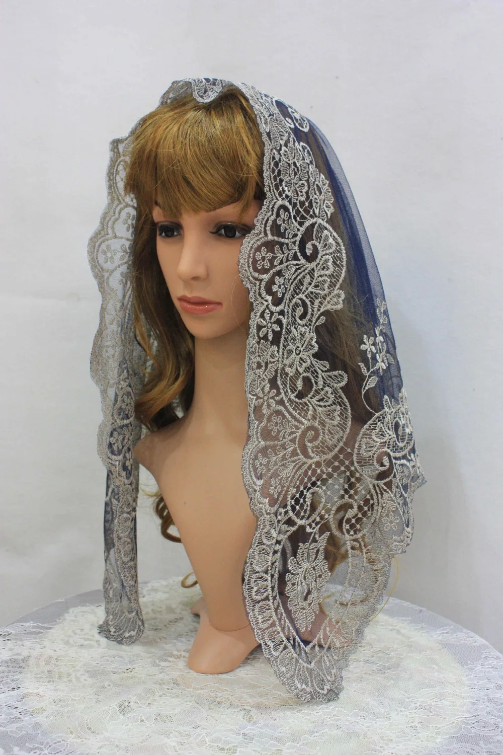 

Embroidery Catholic Veil for Women