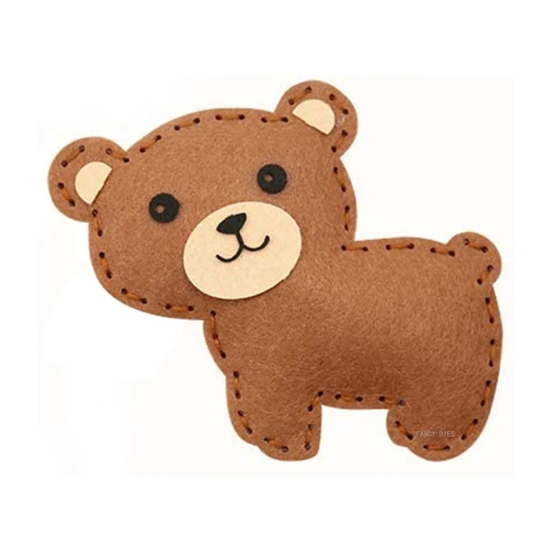 

2021 New Bear Cutting Die Mold Diy Decoration Wooden Knife Mould Suitable For Fustelle Cutters