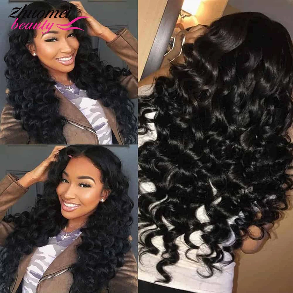 

HD Lace Frontal Wig Loose Wave Lace Front Wig Human Hair Lace Frontal Wigs For Women 5x5 Lace Closure Wig Curly Human Hair Wig