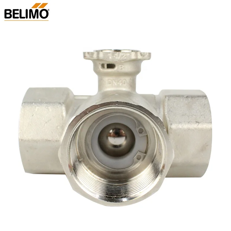 BELIMO Changeover ball valve R3040-16-S3 control valves 3-way Mixing Valves For closed cold and warm water systems