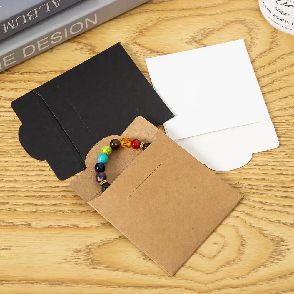Armband Halskette Tasche Staubdicht Dicke Umschlag Box Geschenk Schmuck Display Paket Diy Machen Verpackung Zubehör Versorgung Großhandel – Detail 3