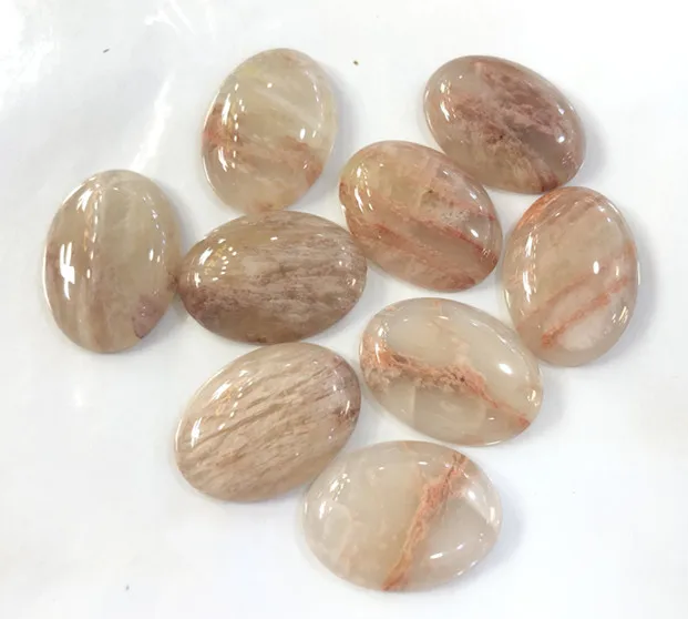 Natural Coral Fossil Gem Stone Cabochon 30x40mm Oval Semi Stone Cabochon 2pcs/lot Stone Pendant Face Wholesale Loose Bead