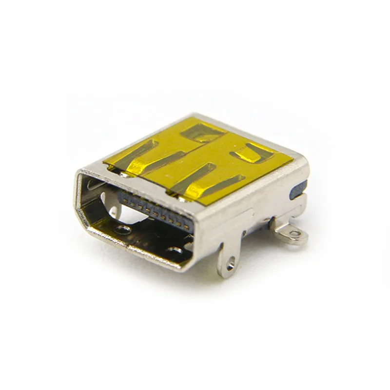 1000pcs/lot Patch HD Interface 19PF MICRO HDMI female Seat D-TYPE Motion DV Seat Behind SMD Front DIP 19P needle Connector Plug