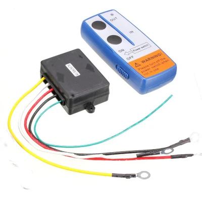 

12V Car Wireless Winch Electric Remote Control With Manual Transmitter Set Truck ATV SUV Truck Vehicle Trailer Kit