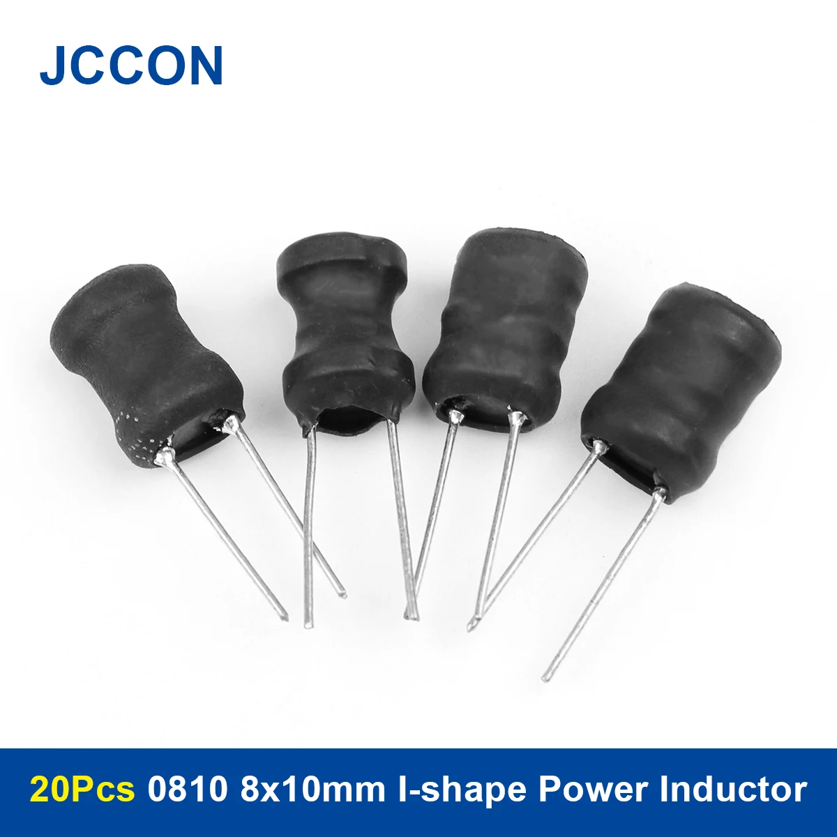 20Pcs 0810 8x10mm I-shape Power Inductor Inductance Copper Coil DIP 2Pin 100uh 220uh 330uh 470uh 680uh