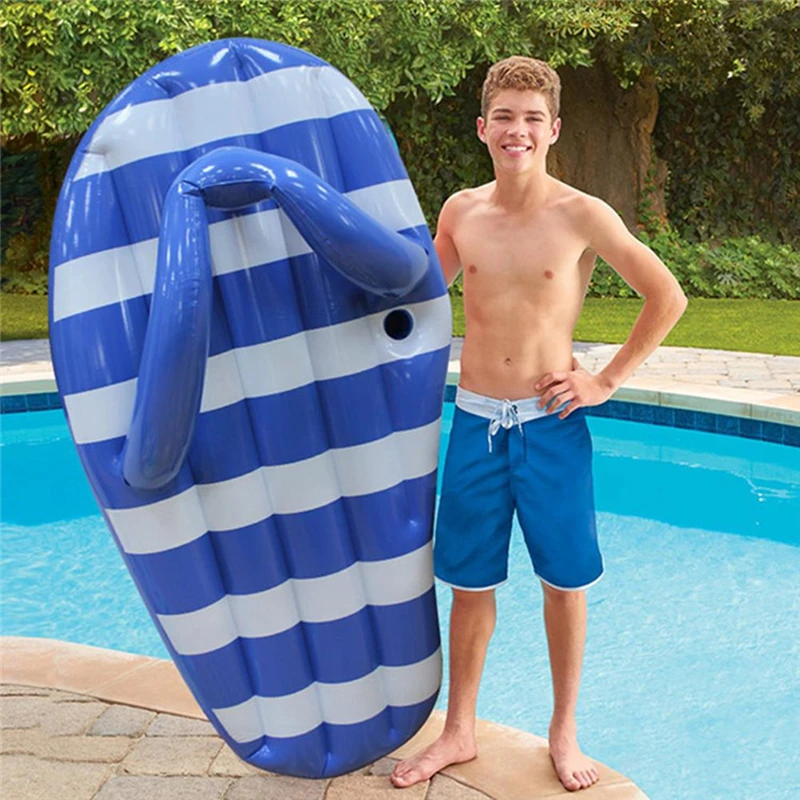 Schwimmen Pool Slipper Float Air Kissen Bett Aufblasbare Schwimm Platte Strand Spiele Ozean Bewegung