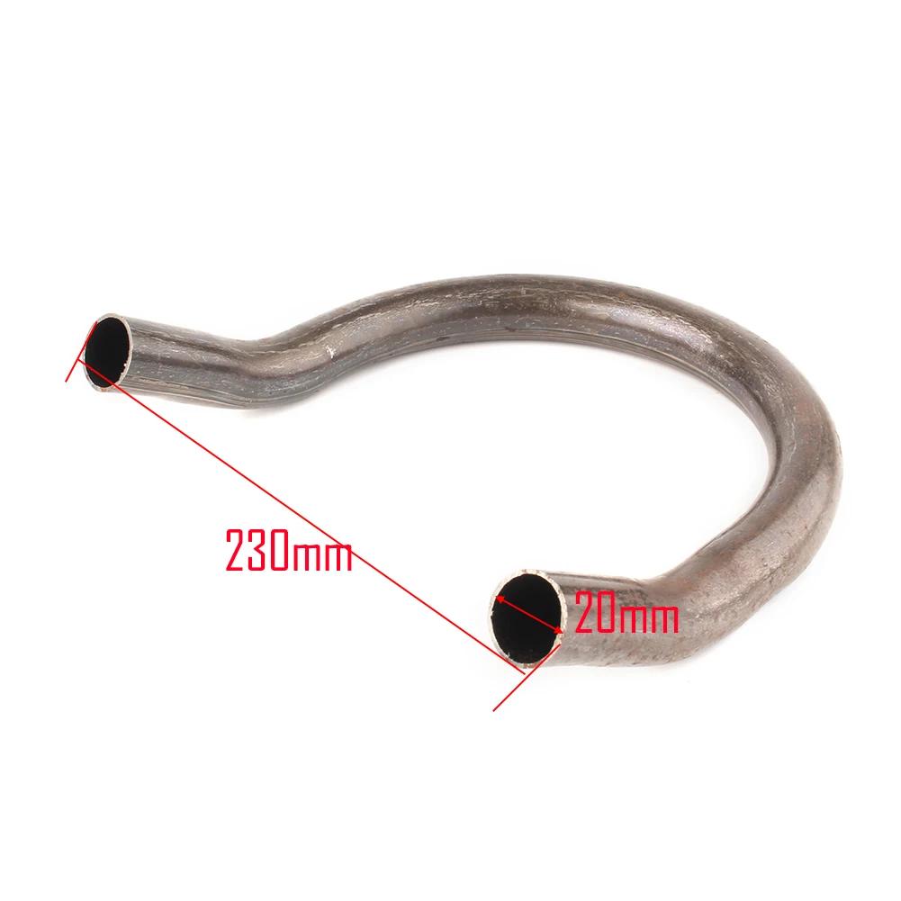 Motorcycle Rear Seat Loop Unpainted Frame Hoop End Brat 230mm For Cafe Racer Honda Yamaha Suzuki Rough Spare Parts