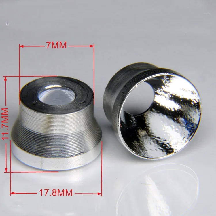 Replacement Aluminum Reflector Cup for XRE R2 R3 R5 Q5 T6 U2 L2 LED Flashlight Torch DIY Lamp stainless steel Torch