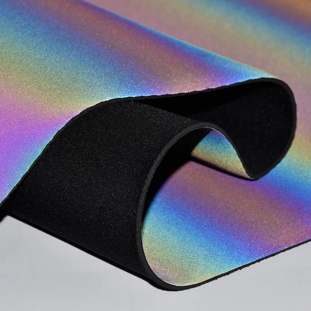 

colorful Reflective SRB rubber Neoprene fabrics material