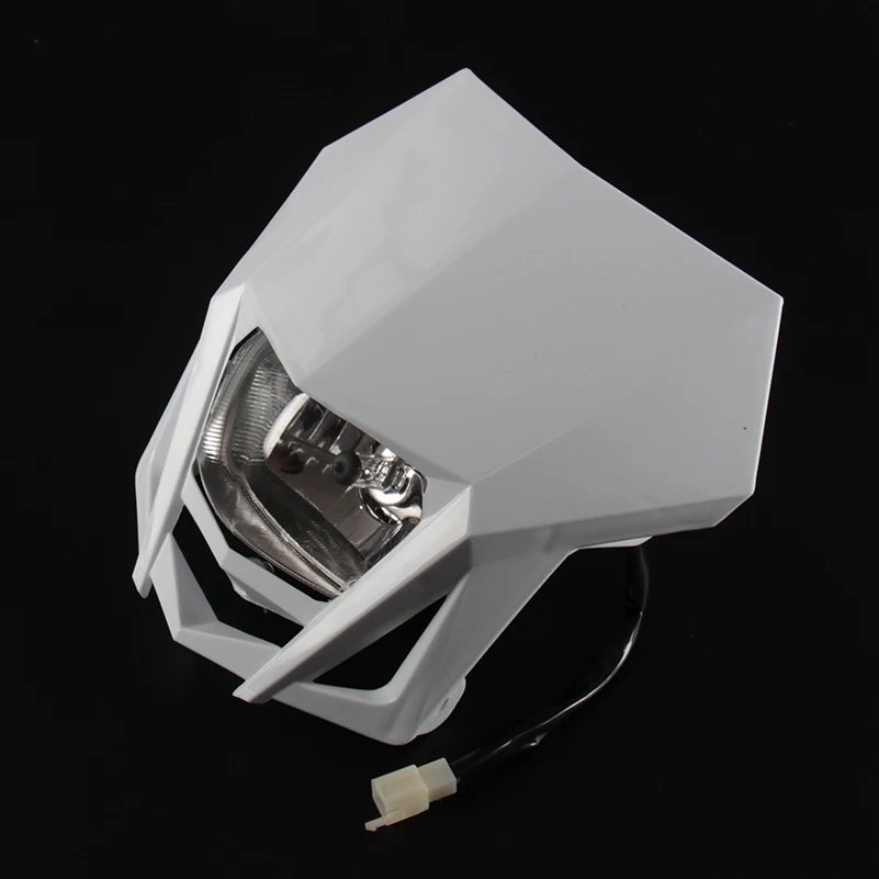Universal Headlights Headlamp For CR YZ RM KX EXC DR Husaberg Husky Gas Gas CRF YZF WRF KXF KLX RMZ RMX DRZ Black