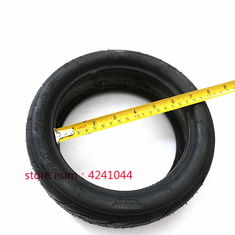 10 x 2.70-6.5 '' Vacuum tyre & 125mm*1200LBS Spring Shock Absorbers for fits Electric Scooter Folding Bike