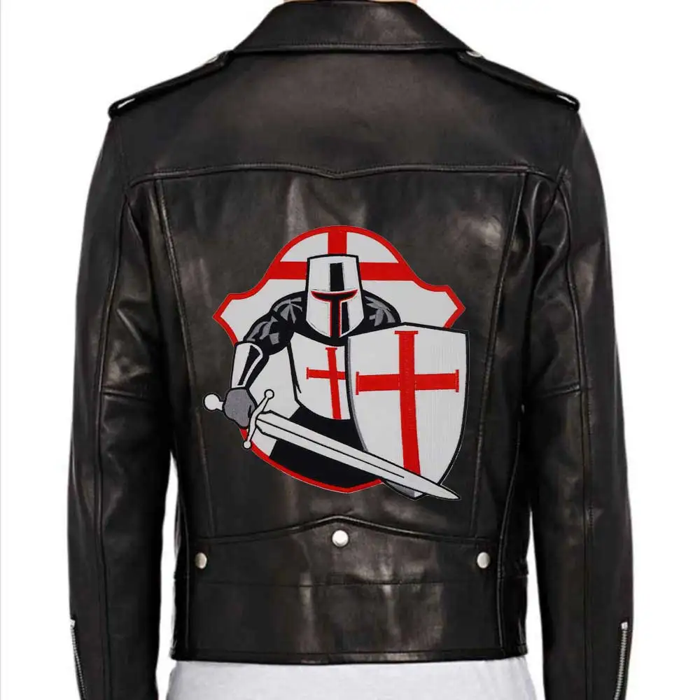 Crusaders Australia MC Large Embroidery Punk Biker Patches Clothes Stickers Apparel Accessories Badge
