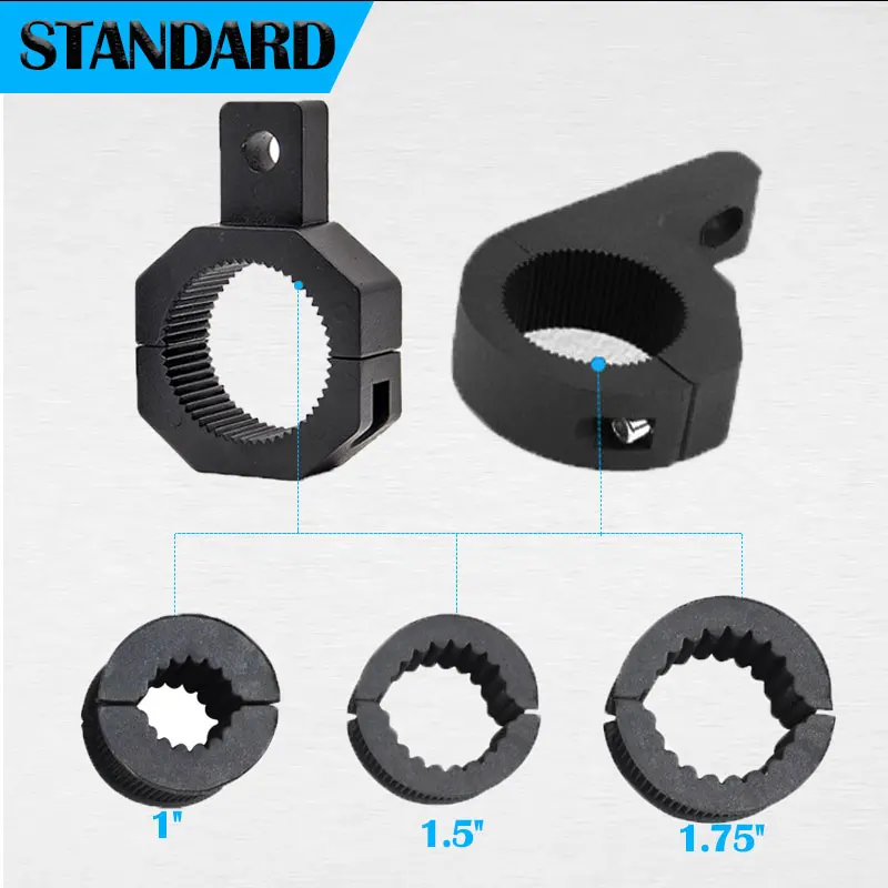 Motorrad halterung Scheinwerfer halterung 4x4 Zubehör Offroad Auto LED Bar Arbeits licht Nebels chein werfer Montage klemme Halter Rohr halterungen – Detail 8