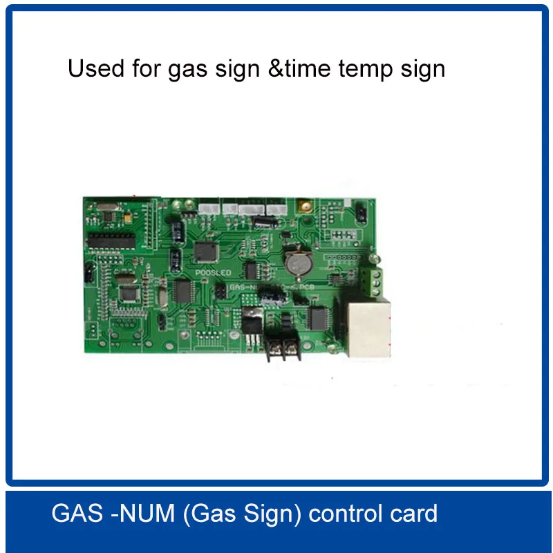

7-segment LED Digital Module Main Control Card，Gas Price Main Control Card Control System.Time and temperature Control Card