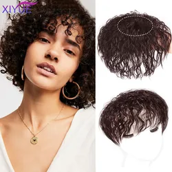 XIYUE Bangs Hair 3D Air Hair Bangs Fringe Clip In Bangs Hair Extensions Wigs Hair Pieces Bangs Toupees Toppers For Hair Loss