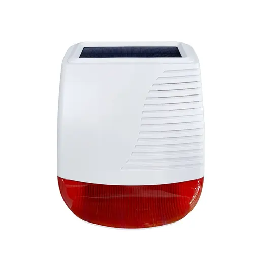 Imagen 2 del producto Sirena Solar inalámbrica para exteriores, 433MHz, seguridad para el hogar, luz impermeable, Flash estroboscópico, alarma, fácil instalación, batería de larga duración