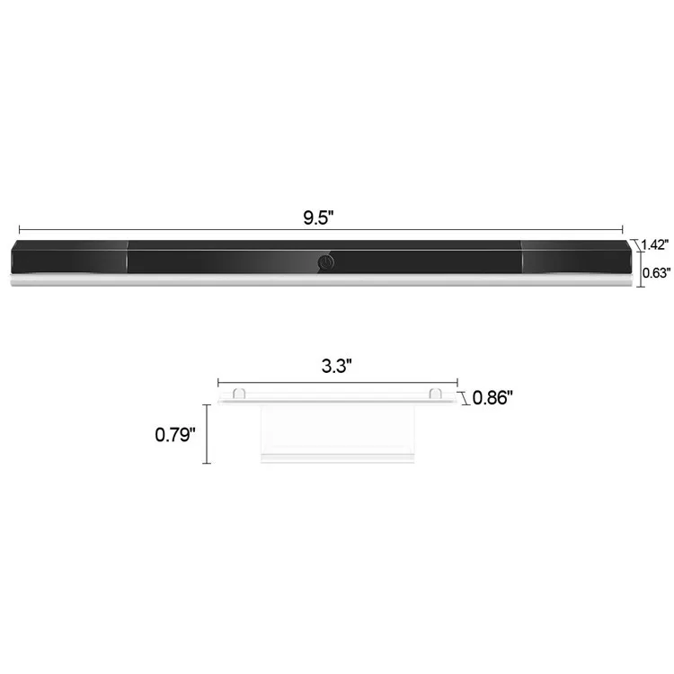 Diodo infrarrojo inalámbrico de 5M, Sensor de rayos de señal IR, receptor de barra para consola U Nintend Wii, inducción de barra remota de movimiento, 1 Uds.