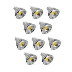10pcs/lot 12V LED Spotlight Bulb MR16 COB 6W 9W 12W  Warm/Cold White LED Lamp Downlight