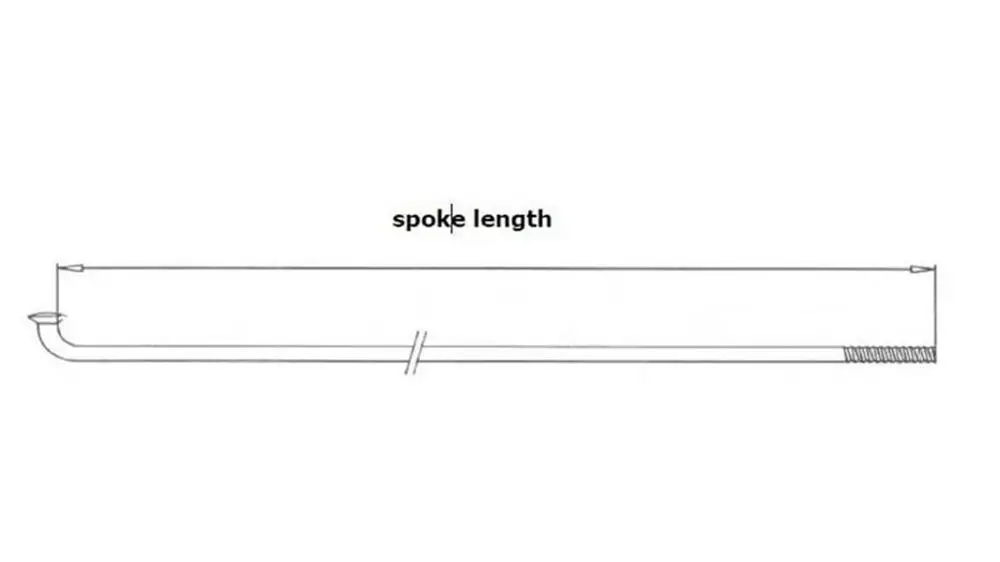 Bicycle Spokes 36pcs Bike Spoke Wheel Rim SPoke 14G J Bend Steel with Nipples 253mm-294mm