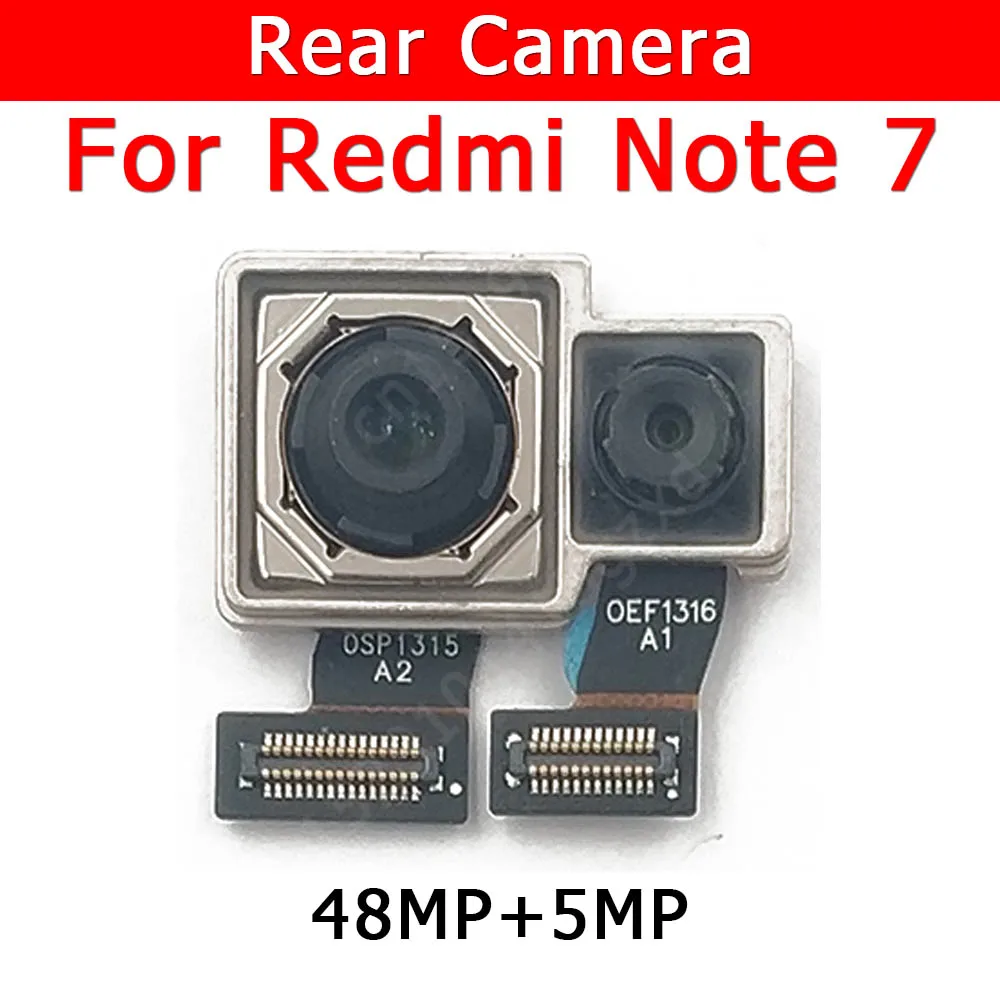 

Rear Camera For Xiaomi Redmi Note 7 Note7 Back Main Big Camera Module Flex Cable Replacement Spare Parts