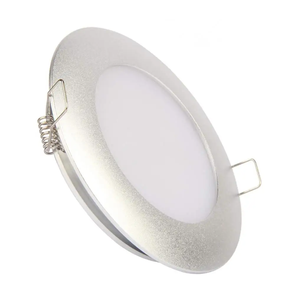 Imagem -02 - Tokili Escurecimento rv Barcos Led Luz de Teto 12v 3.5 5w Recesso Ultra Fino Painel Lâmpada Montagem Embutida Puck Downlight Alumínio Completo